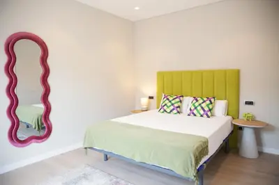 Cama o camas de una habitación en Zabella Ossau - Nuevo ático a estrenar en el tubo