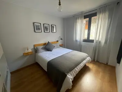 Cama o camas de una habitación en La casita de Nicolás