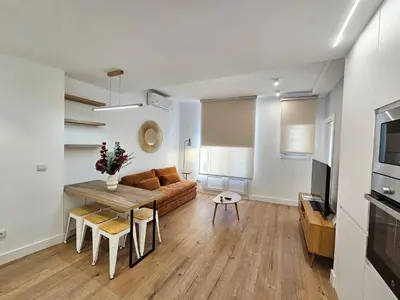Una cocina o zona de cocina en Apartamentos Zaragoza Reconquista 3000