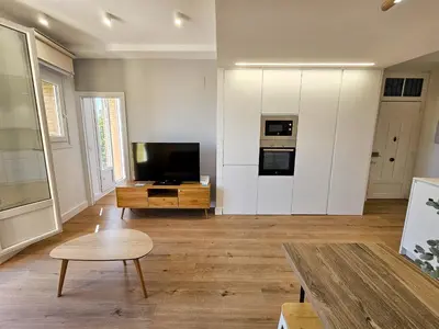 Una cocina o zona de cocina en Apartamentos Zaragoza Reconquista 3000