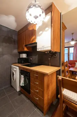 Una cocina o zona de cocina en Casa Rústica - Sorieus Lodge en Lérida