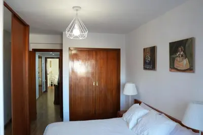 Cama o camas de una habitación en Apartamento en La Romareda a 10 min del centro en tranvía - Alfonso Suites
