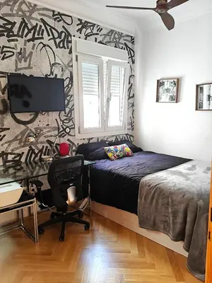 Cama o camas de una habitación en Alto standing, céntrico, ideal alquiler corporativo Parking
