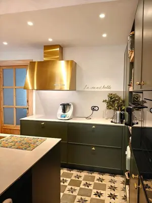 Una cocina o zona de cocina en Alto standing, céntrico, ideal alquiler corporativo Parking