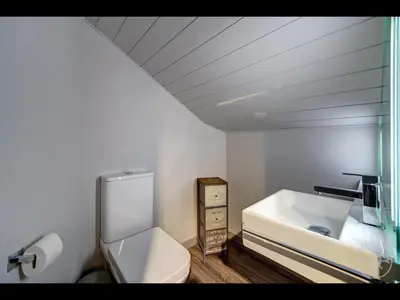 Un baño de VISTAS RUDA de Alma de Nieve