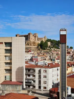 Vista general de Alcañiz o vista desde el apartamento