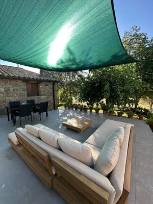 Zona de estar de Casa Petra