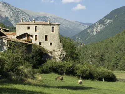 Paisaje cerca of this country house