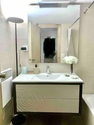 Un baño de Cerler apartment with terrace and views