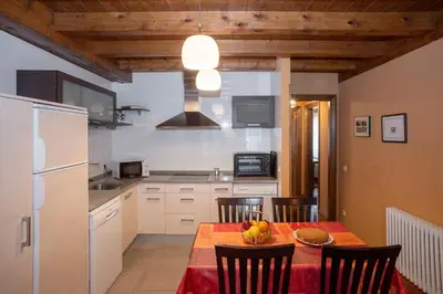 Una cocina o zona de cocina en Casa rural Txorrota Txortako Txikia Selva de Irati