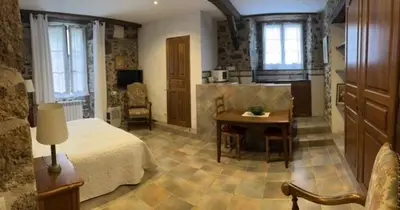 Cama o camas de una habitación en Etxezuria