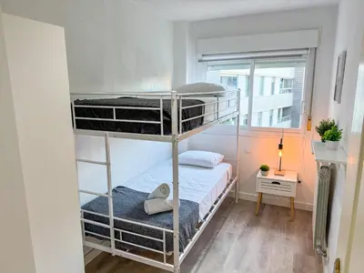 Cama o camas de una habitación en Ribera del Pilar - Turistea