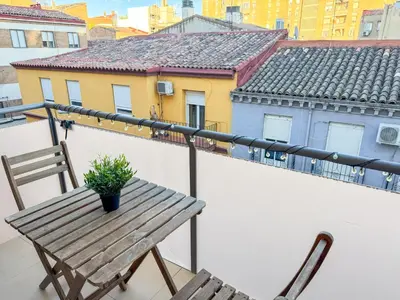 Un balcón o terraza de Ribera del Pilar - Turistea