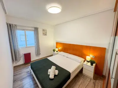 Cama o camas de una habitación en El Refugio del Pilar - Turistea