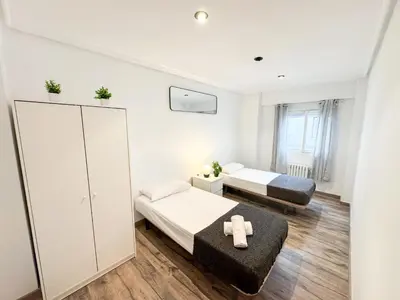 Cama o camas de una habitación en El Refugio del Pilar - Turistea