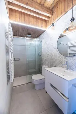 Un baño de Las casitas de mache - MODESTO