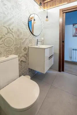 Un baño de Las casitas de mache - MODESTO