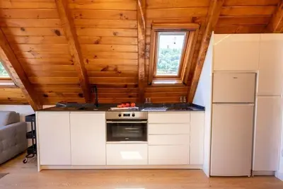 Una cocina o zona de cocina en Las casitas de mache - LAROCA