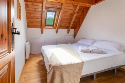 Cama o camas de una habitación en Las casitas de mache - 5F