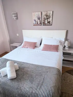 Cama o camas de una habitación en Rincón del Naranjo