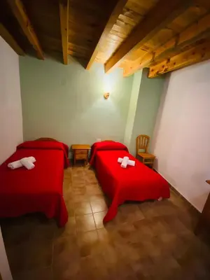 Cama o camas de una habitación en Casa Forn