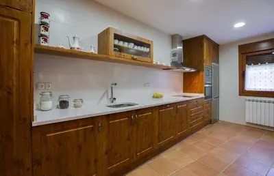 Una cocina o zona de cocina en Casa Rural O Fraginal