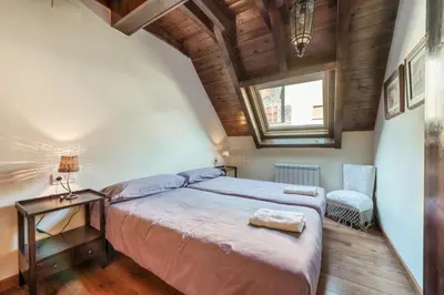 Cama o camas de una habitación en Duplex de Montaña Filanda