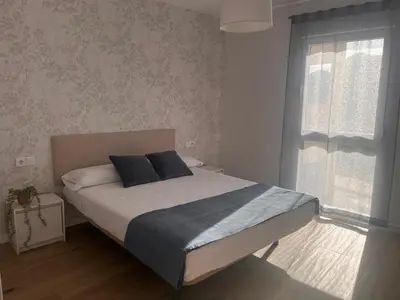 Cama o camas de una habitación en El Mirador de la Fuente
