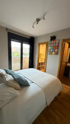 Cama o camas de una habitación en Apartamento Los Olivos
