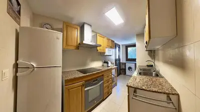 Una cocina o zona de cocina en Mirador de Sanvi - tucasaenlospirineos
