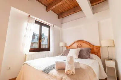 Cama o camas de una habitación en Casa Pilar Escarrilla - Games Room - Ski - Views - Parking - Wifi
