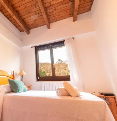 Cama o camas de una habitación en Casa Pilar Escarrilla - Games Room - Ski - Views - Parking - Wifi