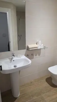 Un baño de Apartamentos San Nicolas Jaca