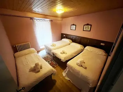 Cama o camas de una habitación en SNÖ Casa Pucurull