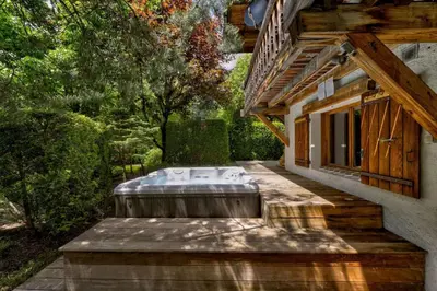 Jardín al aire libre en Spectacular Casa en Montaña