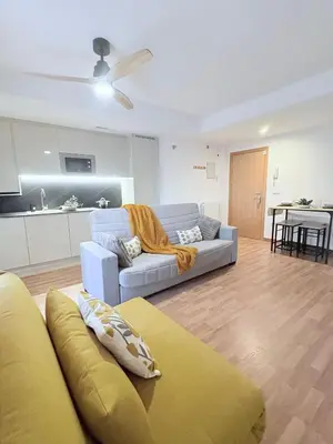 Zona de estar de Mi trocito de Sabiñanigo, wifi y garaje