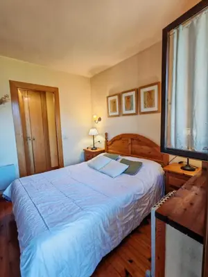 Cama o camas de una habitación en Sant Climent de Taüll - Vistas privilegiadas y chimenea - Aiguals 1