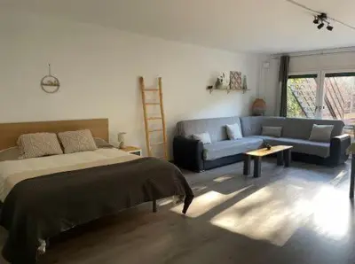 Cama o camas de una habitación en Apartament Cornudella