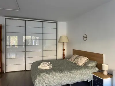 Cama o camas de una habitación en Apartament Cornudella