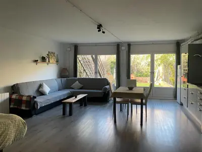 Zona de estar de Apartament Cornudella