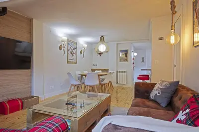 Zona de estar de Luderna - Apartamento Era Aigueta