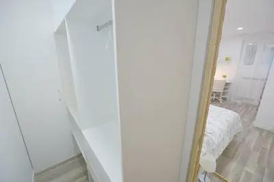 Cama o camas de una habitación en Apartamento AliSol Casco Antiguo Pamplona