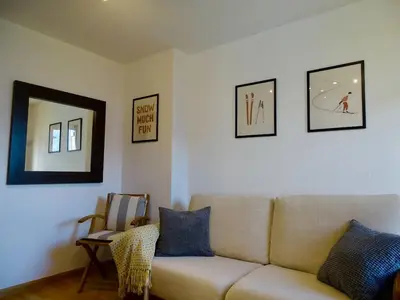 Zona de estar de Apartamento en Cerler con vistas. Edif Aigualluts