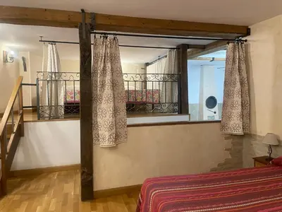 Cama o camas de una habitación en Casa Rural 