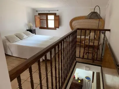 Cama o camas de una habitación en Ca la Joana