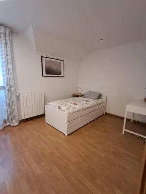 Cama o camas de una habitación en Casa los Rebecos