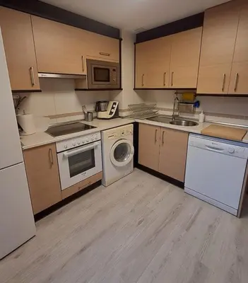 Una cocina o zona de cocina en Casa los Rebecos