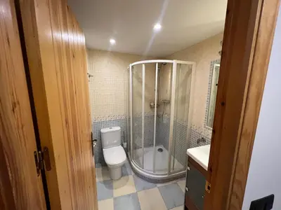 Un baño de Acogedor Apartamento de Montaña