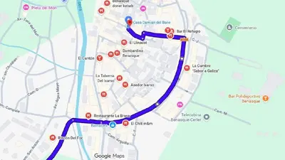 Plano de Casa Damián del Baile Casas Rurales