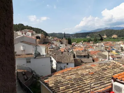 Vista general de una montaña o vista desde la casa o chalet